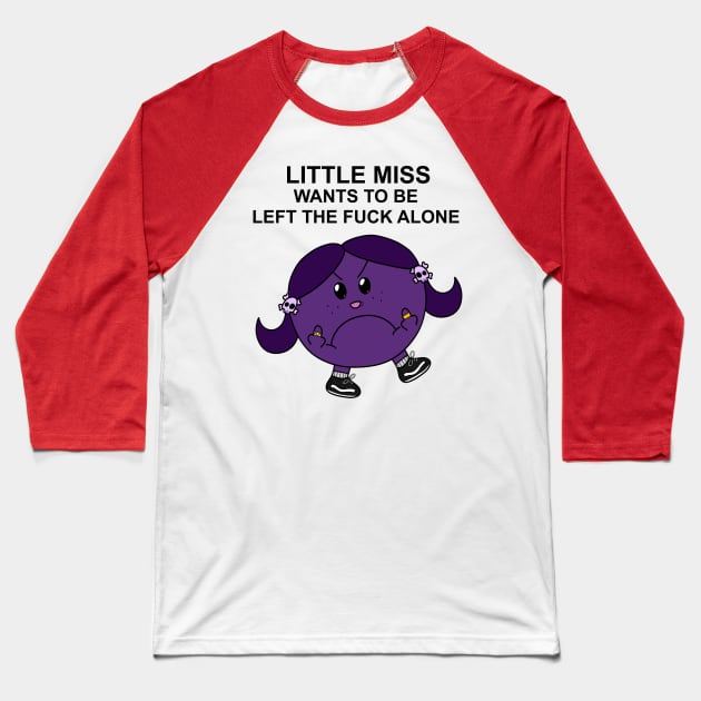 Little Miss Attitude. Baseball T-Shirt by alexhefe